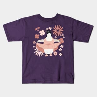 Girly Ballerina Penguin Kids T-Shirt